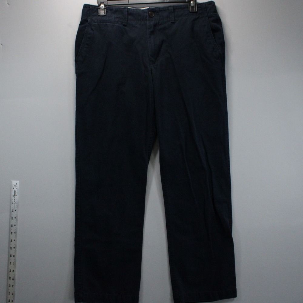 American Eagle Relaxed Straight Navy Blue Chino Pants Mens 36x32 Office Workwear